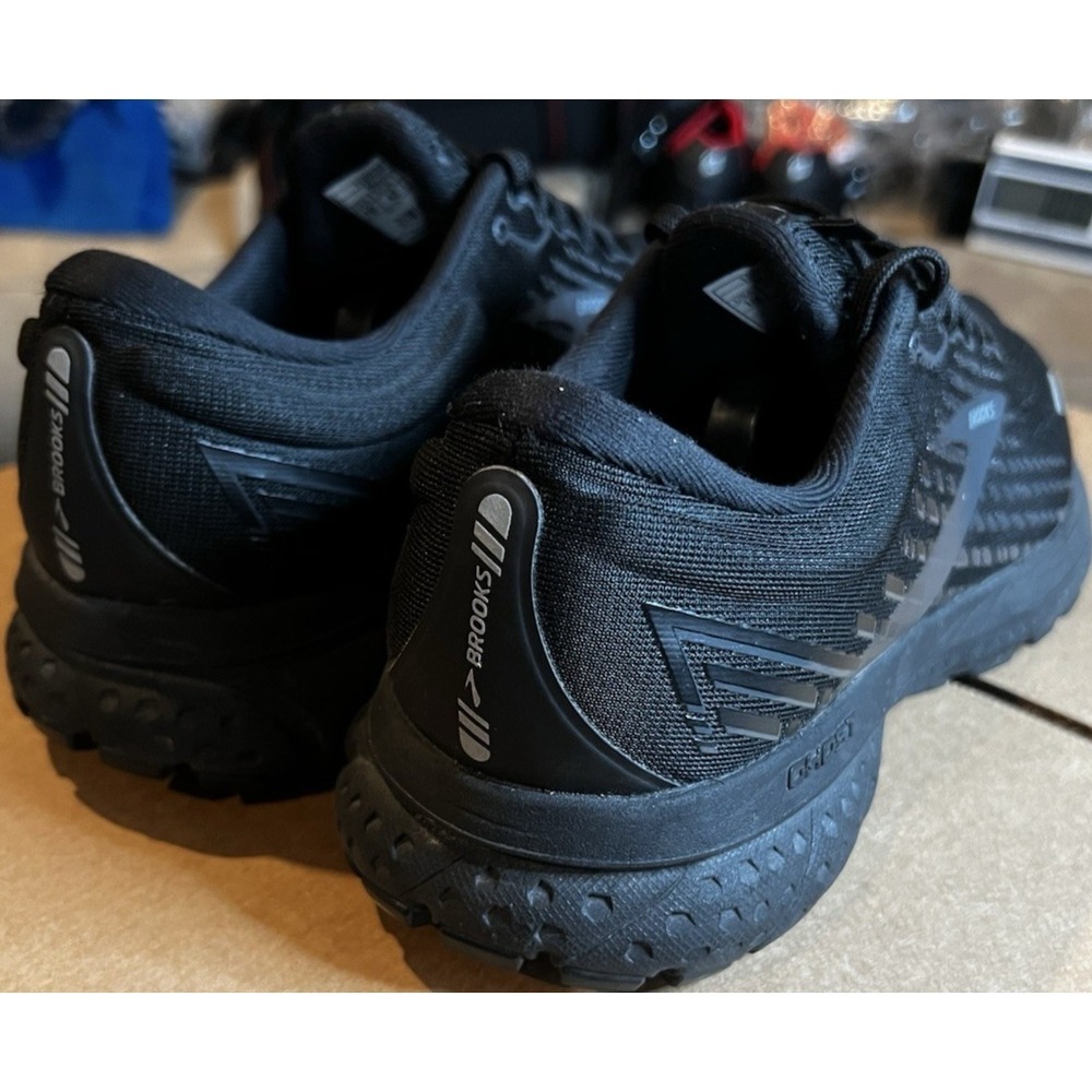 Brooks Ghost 13 Women's Size 10B Triple Black Athletic Running Shoes Sneakers - Picture 12 of 14